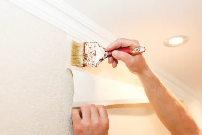 Pose de papier peint à Courcemain — revêtements muraux et toiles de verre
